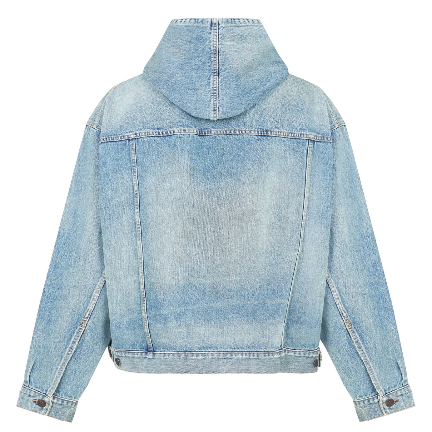 LUXURY HUB BALENCIAGA OVERSIZED DENIM OTH HOODIE