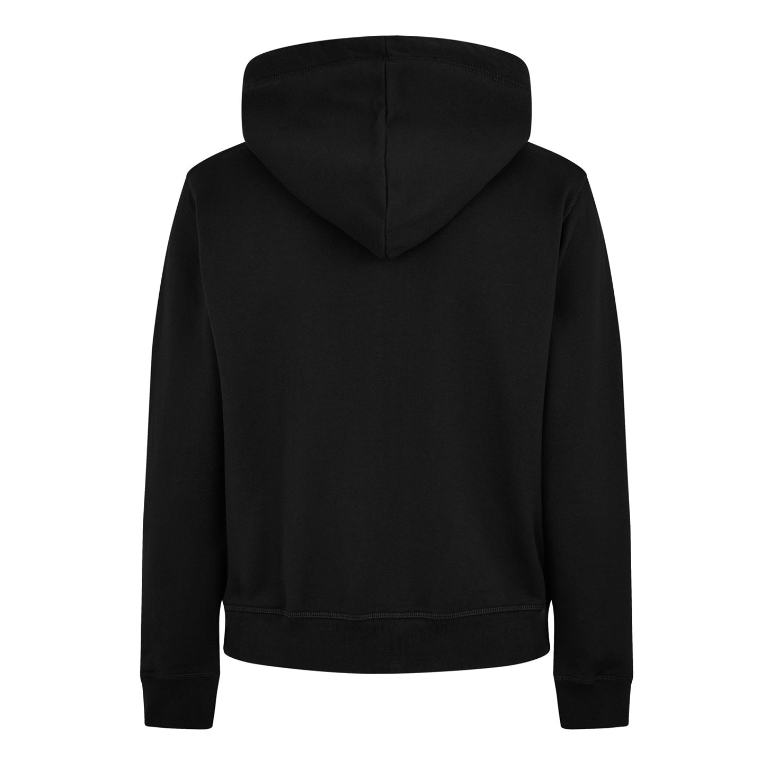 LUXURY HUB DSQUARED2 LOGO PRINT ZIP HOODIE