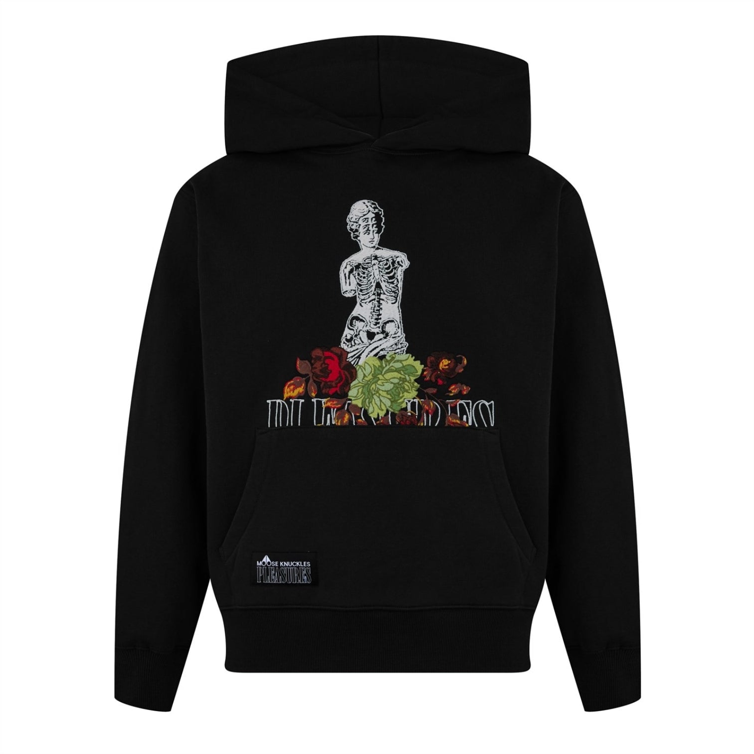 LUXURY HUB MOOSE KNUCKLES X PLEASURES STATUE HOODIE