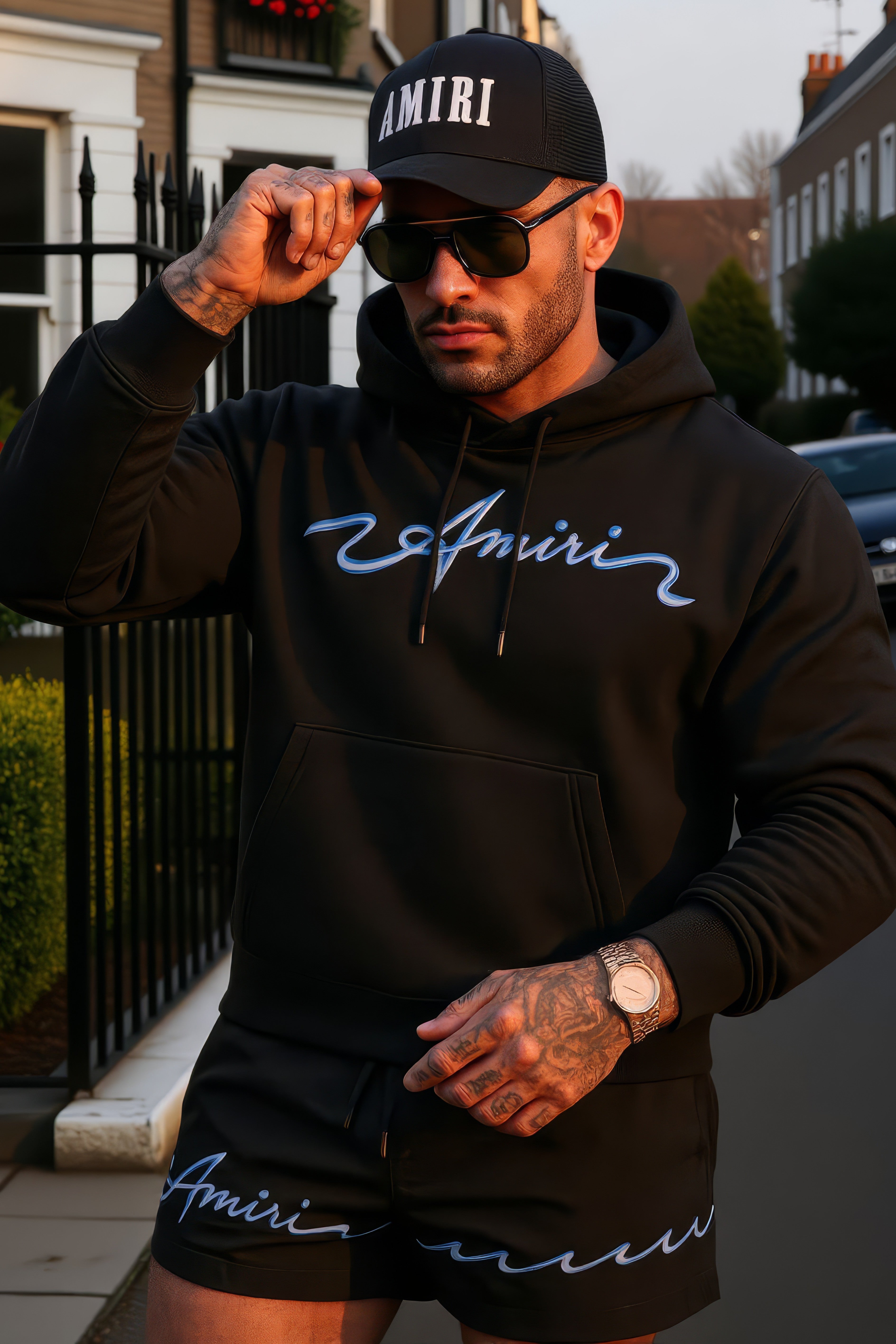 LUXURY HUB AMIRI WAVE HOODIE