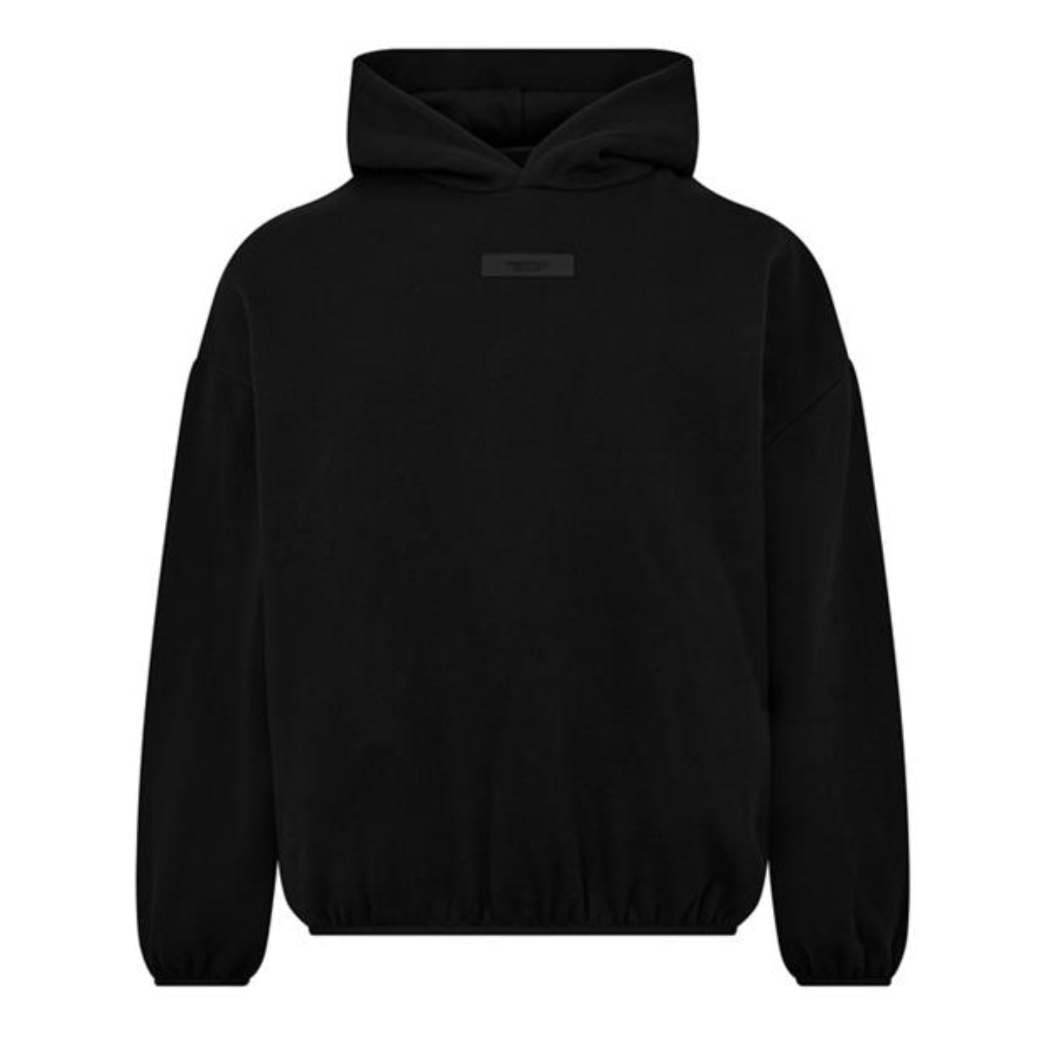 LUXURY HUB FEAR OF GOD ESSENTIALS LOGO TAB COTTON HOODIE