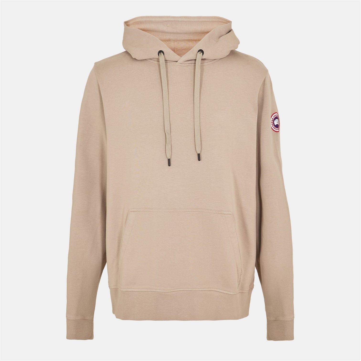 LUXURY HUB CANADA GOOSE MEN'S LOGO COTTON HURON HOODIE SWEATSHIRT