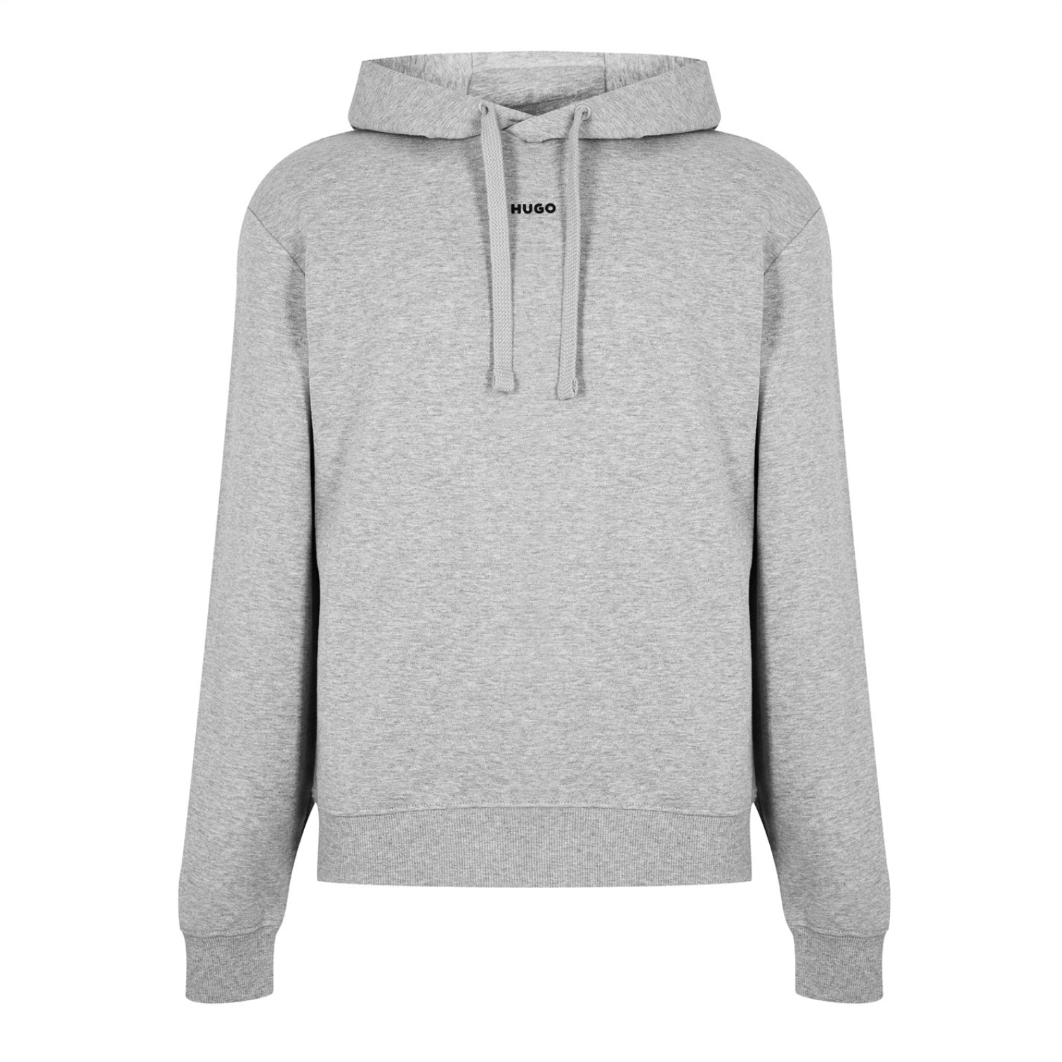 LUXURY HUB HUGO RELAXED-FIT HOODIE WITH LOGO PRINT