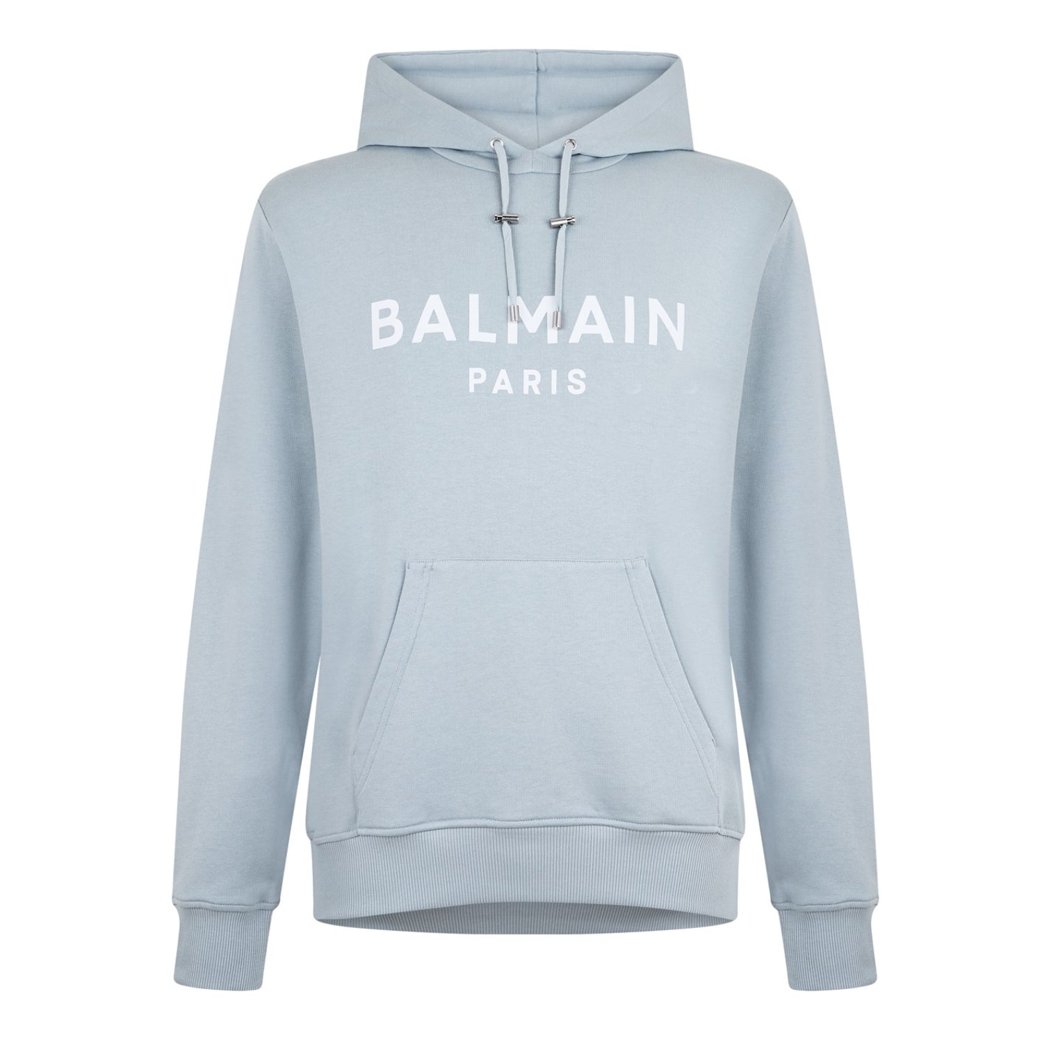 LUXURY HUB BALMAIN PRINTED LOGO HOODIE