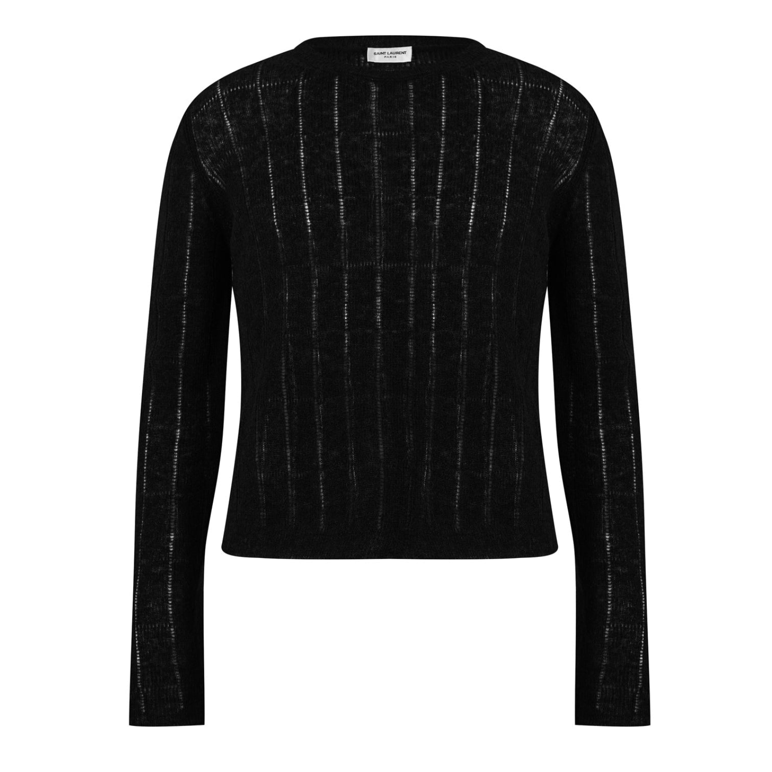 LUXURY HUB SAINT LAURENT OPEN KNIT JUMPER