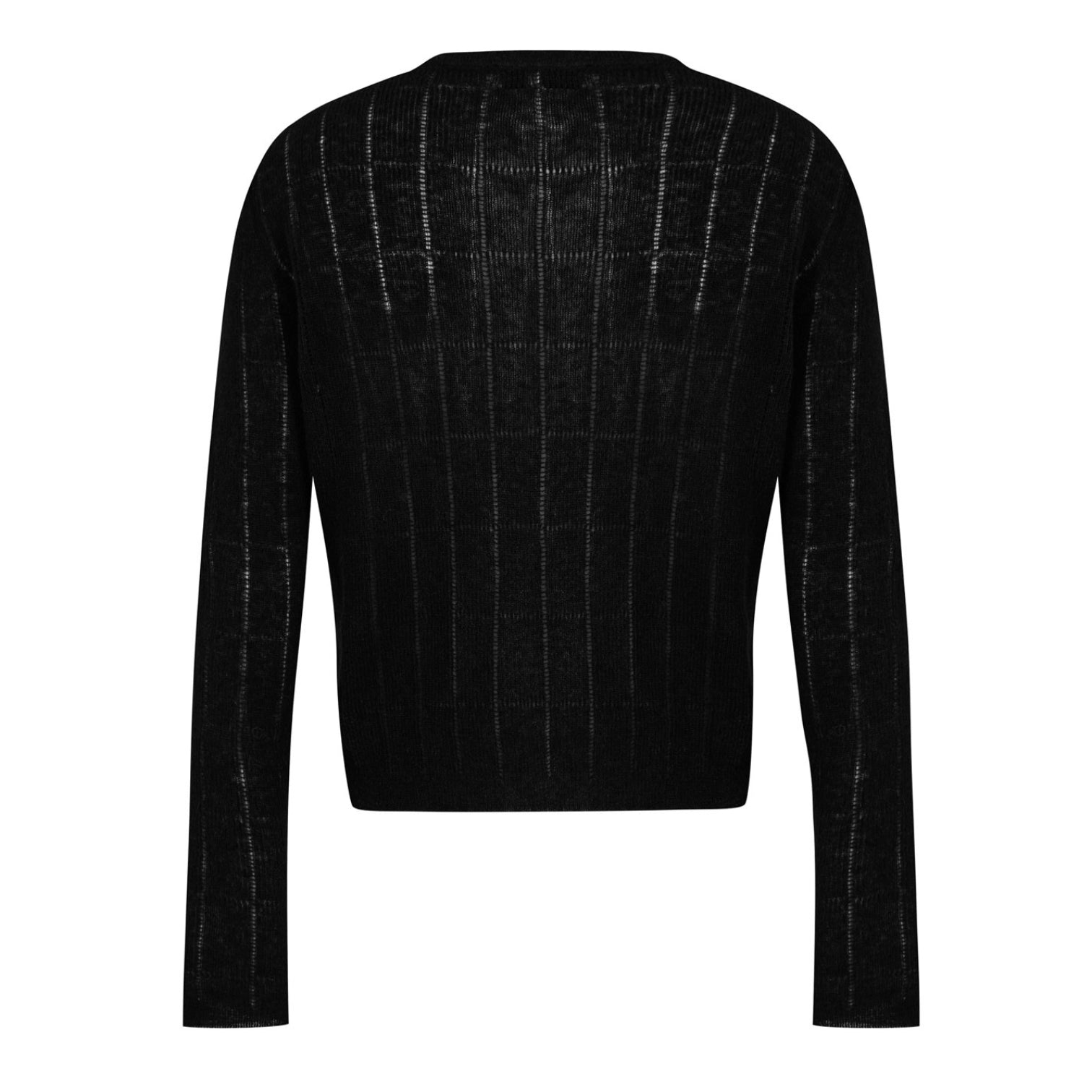 LUXURY HUB SAINT LAURENT OPEN KNIT JUMPER