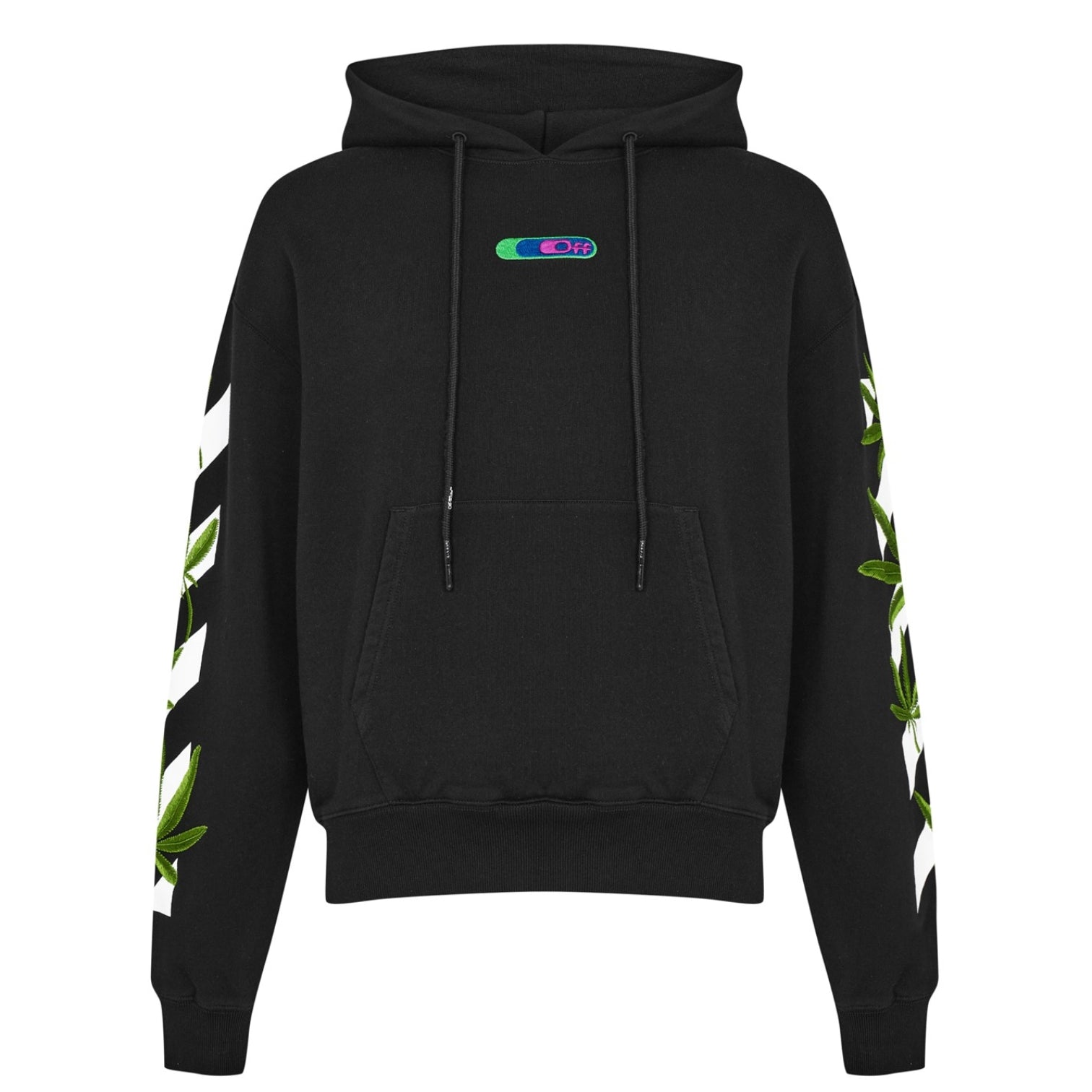 LUXURY HUB OFF WHITE WEED ARROWS OTH HOODIE