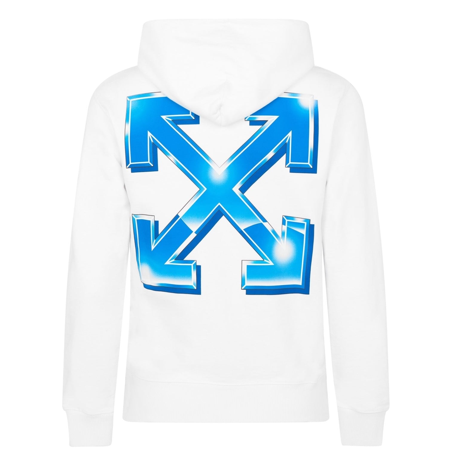 LUXURY HUB OFF WHITE METAL ARROW HOODIE