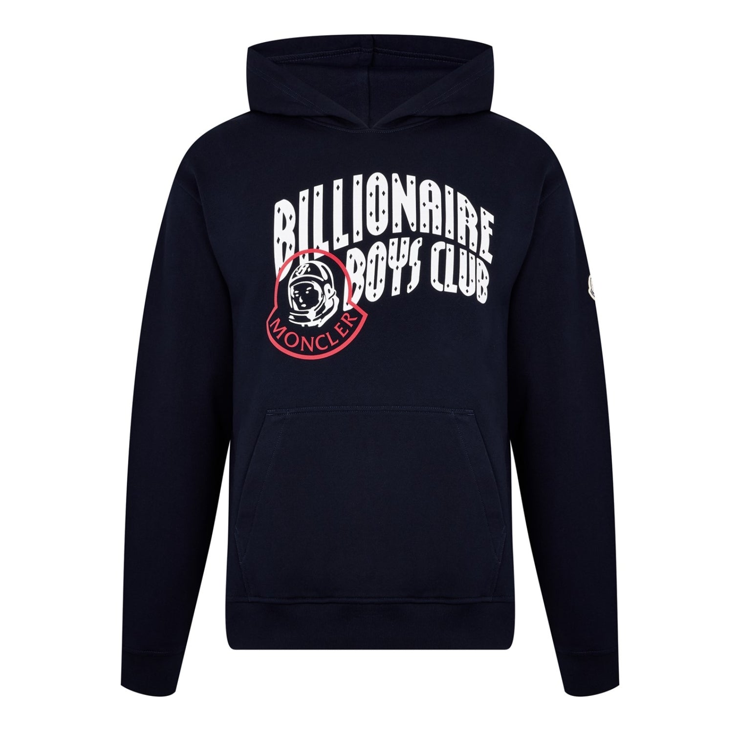 LUXURY HUB MONCLER X BBC X BILLIONAIRE BOYS CLUB LOGO HOODIE