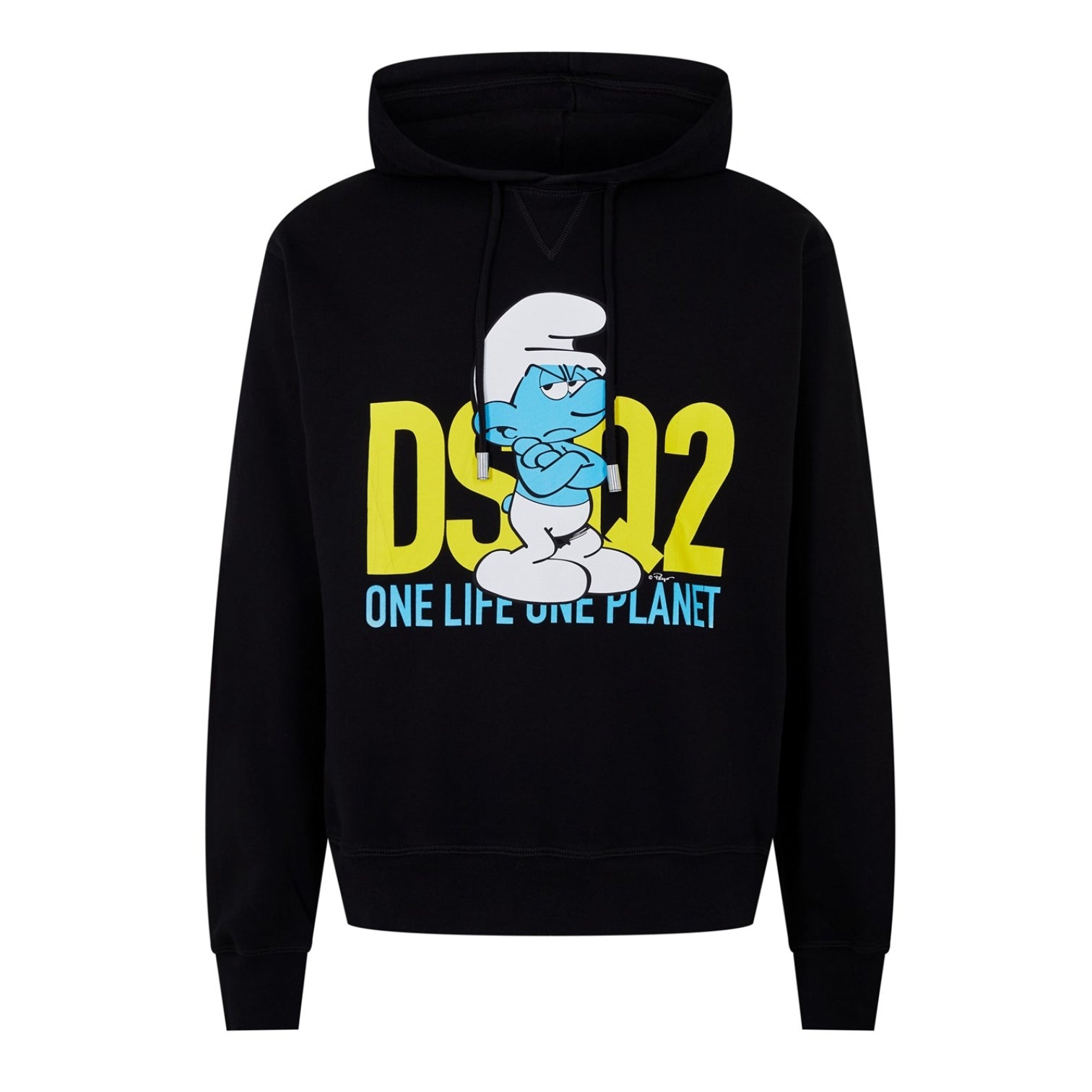 LUXURY HUB DSQUARED2 GROUCH GRAPHIC HOODIE