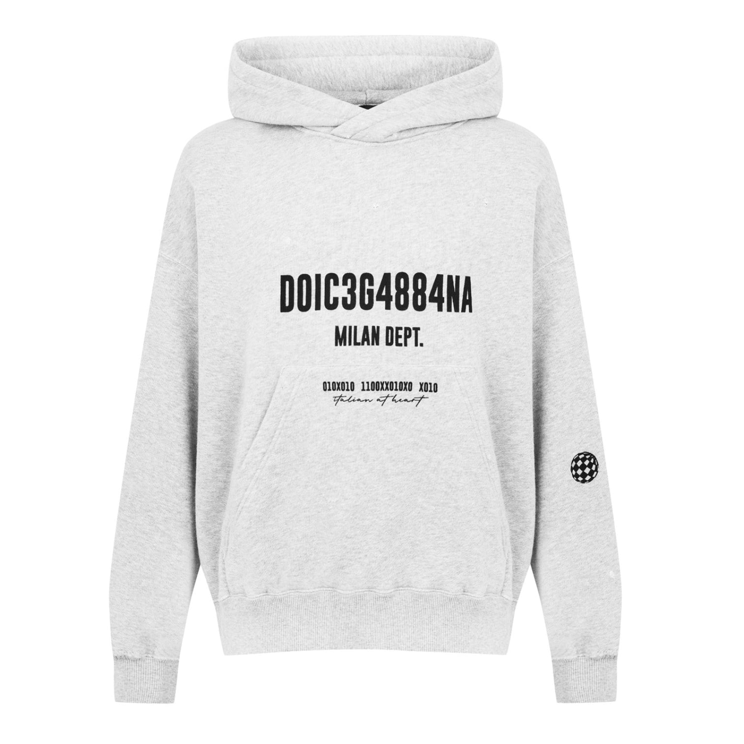 LUXURY HUB DOLCE AND GABBANA DG STAMPA HOODY