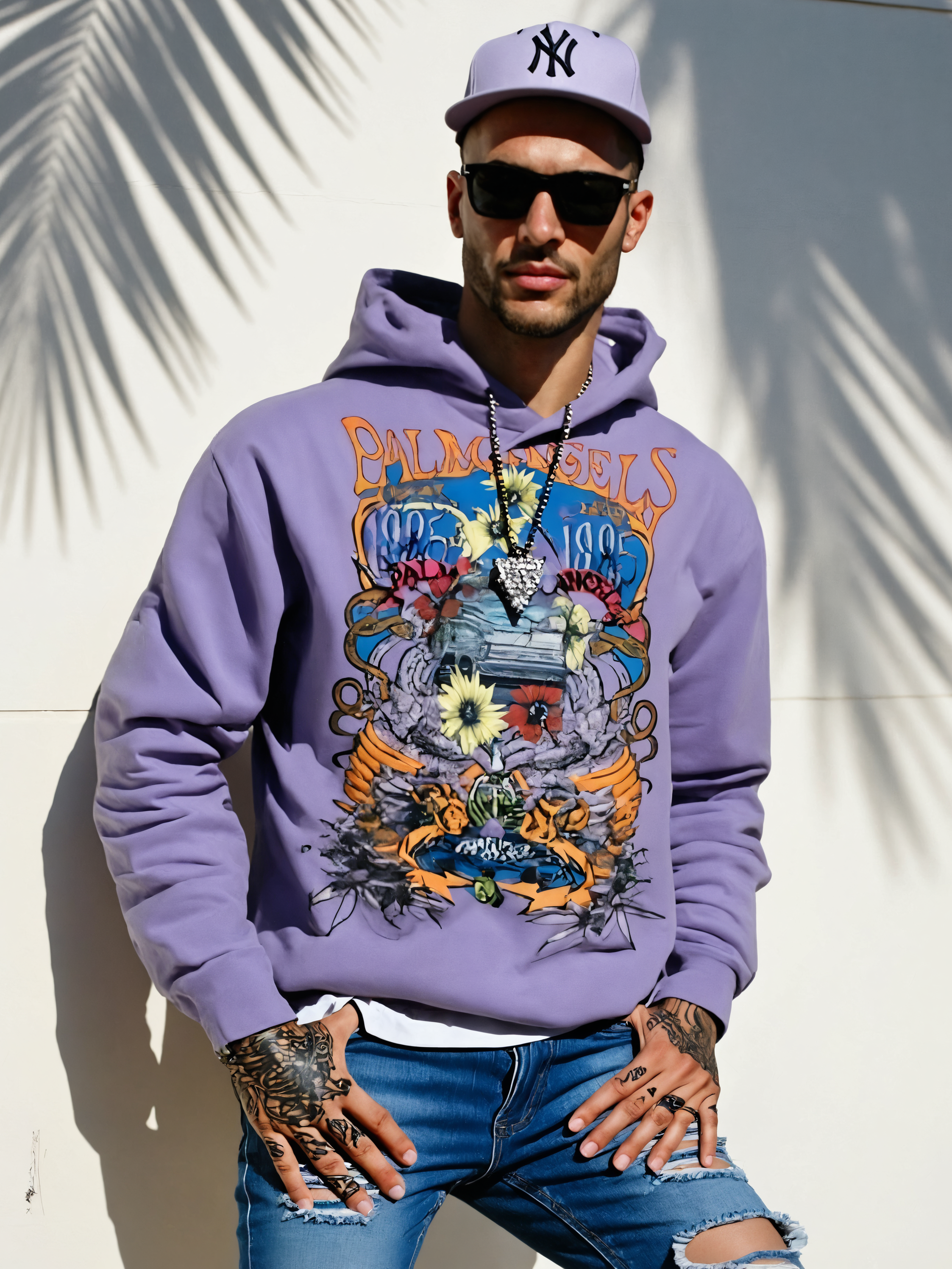 LUXURY HUB PALM ANGELS PALM TROPICS OTH HOODIE