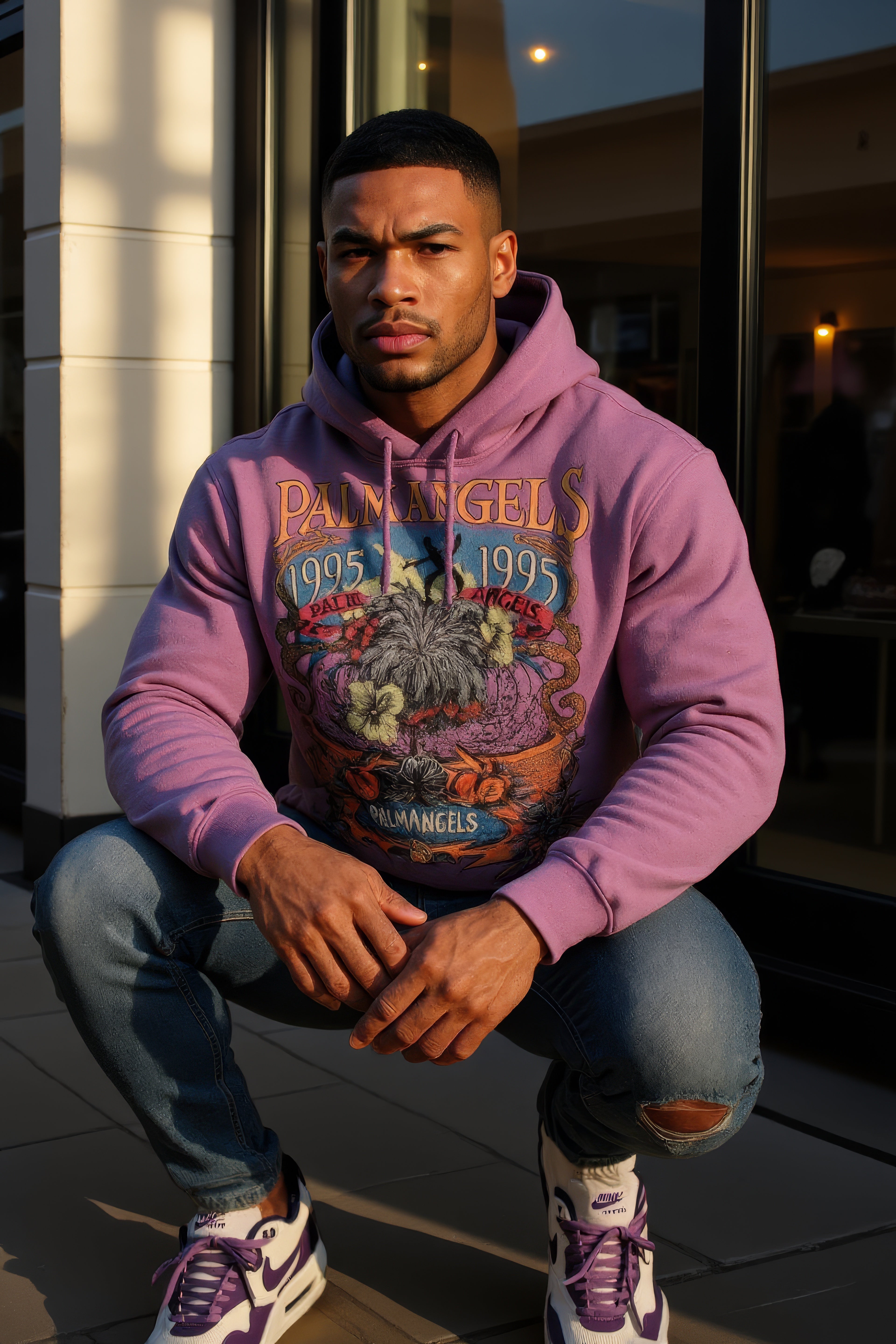 LUXURY HUB PALM ANGELS PALM TROPICS OTH HOODIE