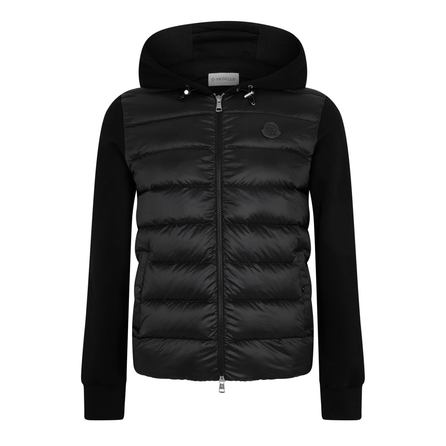 LUXURY HUB MONCLER WOOL DOWN PADDED HOODIE