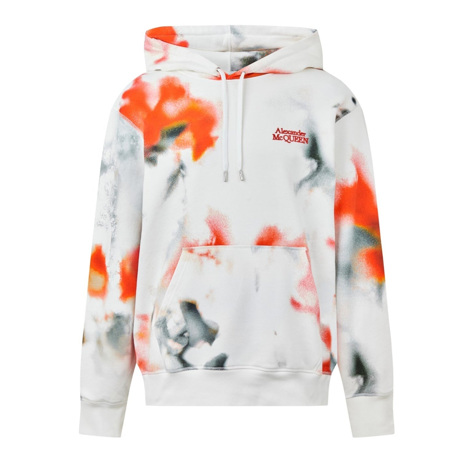 LUXURY HUB ALEXANDER MCQUEEN ALEX FLORAL HOODIE