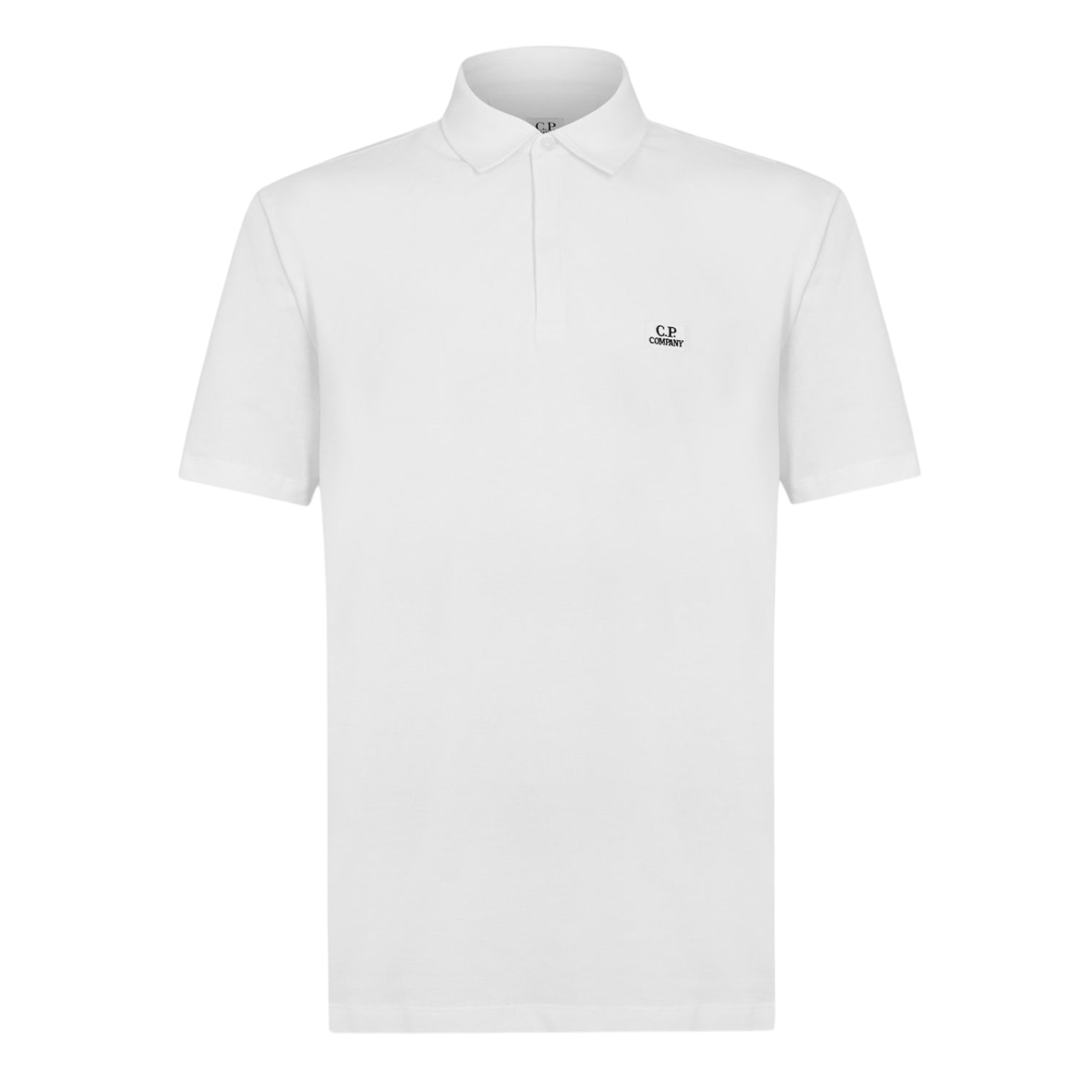 LUXURY HUB CP COMPANY SHORT SLEEVE LOGO PATCH POLO SHIRT