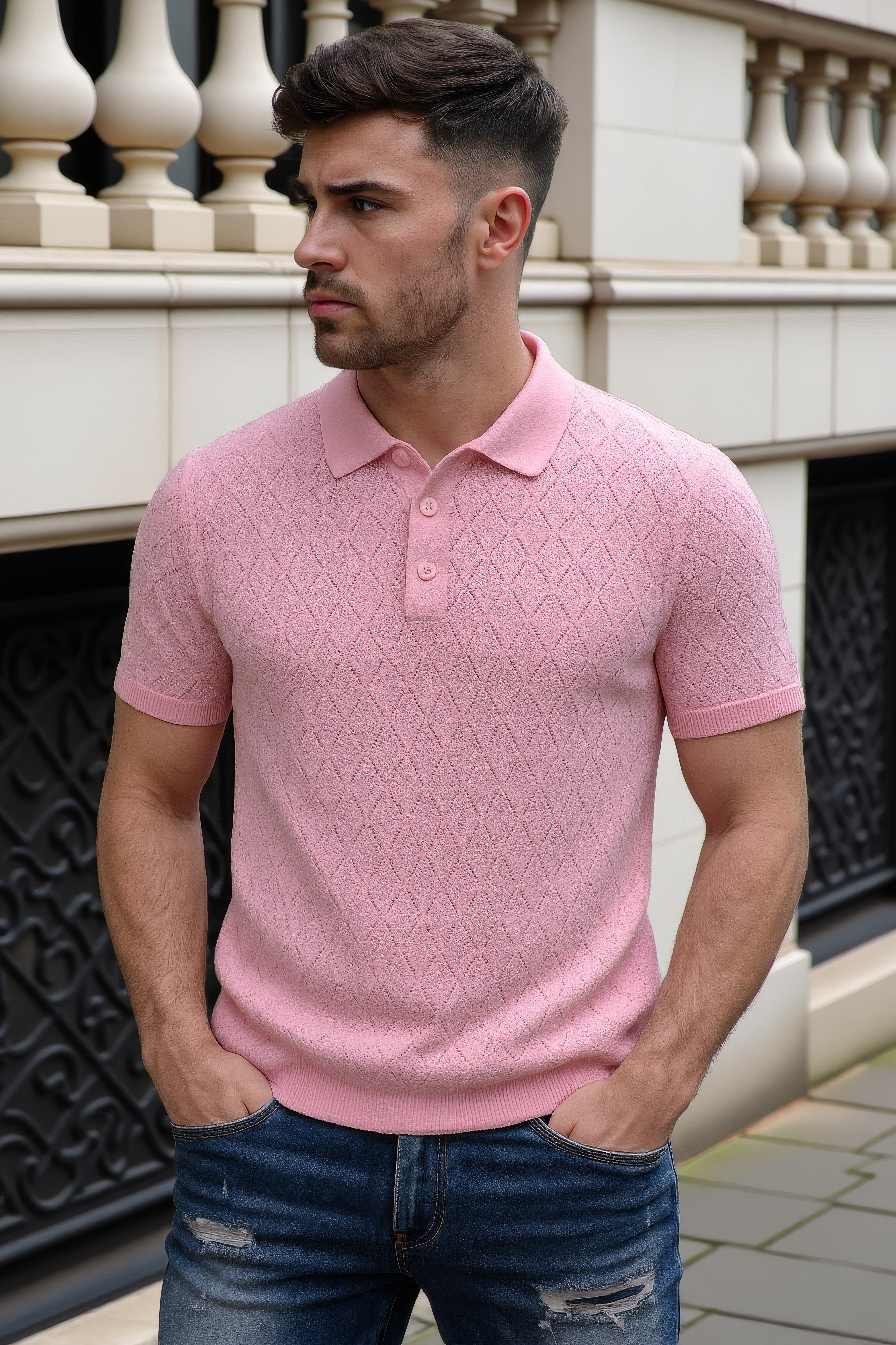 LUXURY HUB DSQUARED2 KNIT POLO