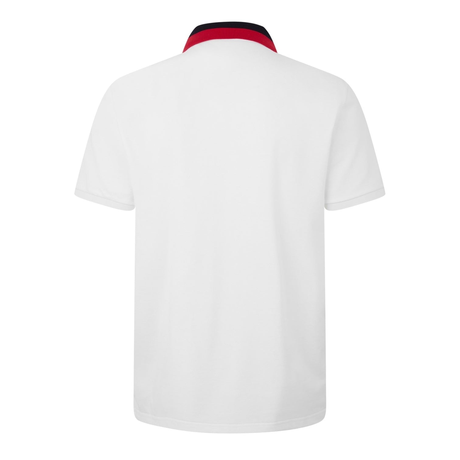 LUXURY HUB MONCLER LOGO COLLAR SHORT SLEEVE SHIRT