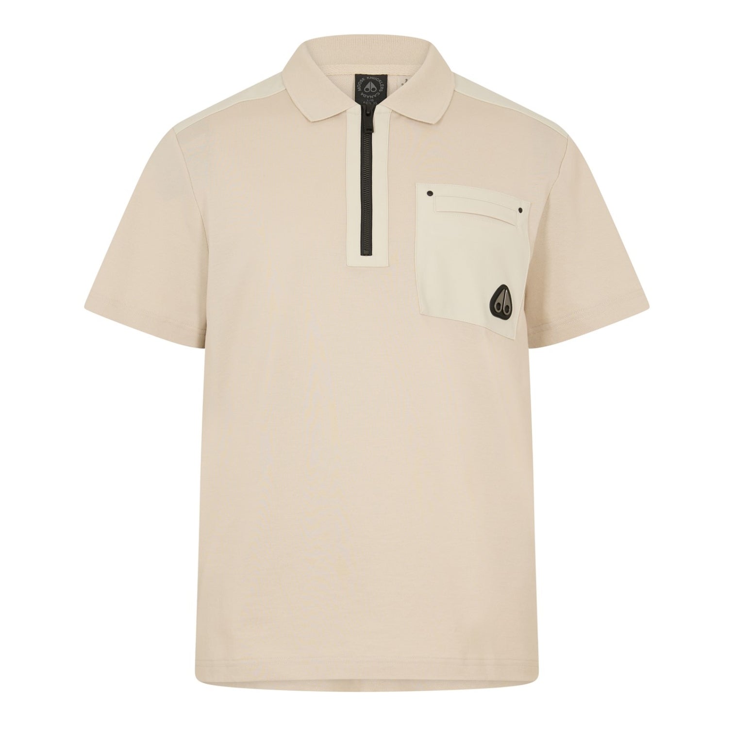 LUXURY HUB MOOSE KNUCKLES MEN'S DALON SHORT SLEEVE POLO SHIRT