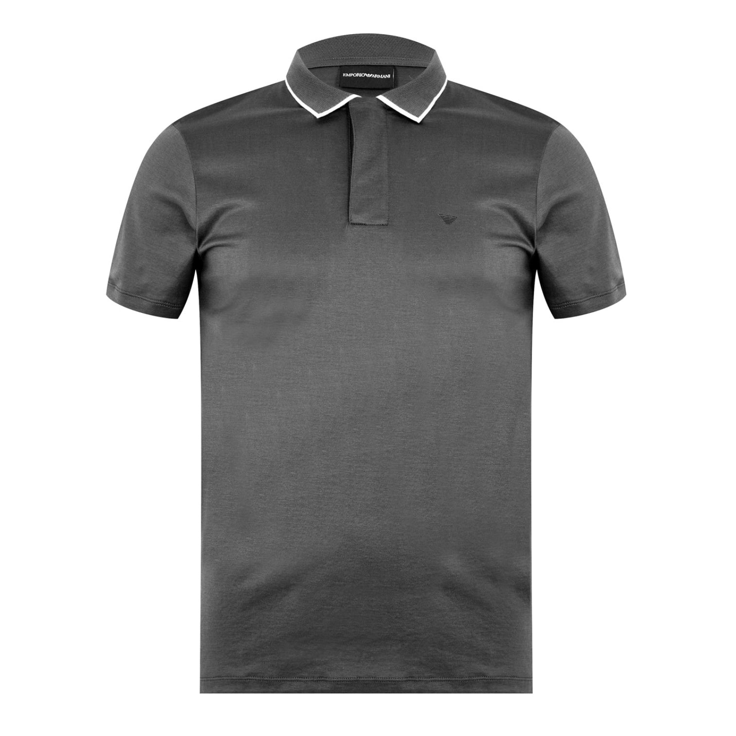 LUXURY HUB  EMPORIO ARMANI TIPPED POLO SHIRT