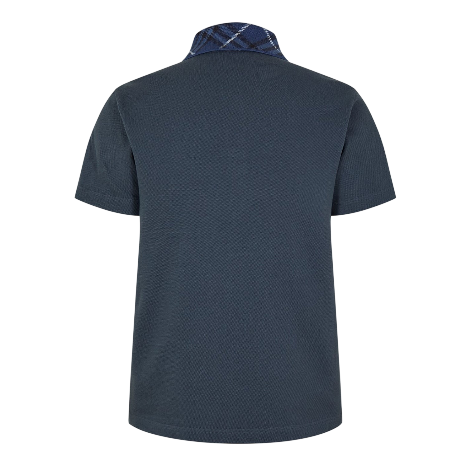 LUXURY HUB BURBERRY MEN'S CHECK SHORT SLEEVE POLO SHIRT