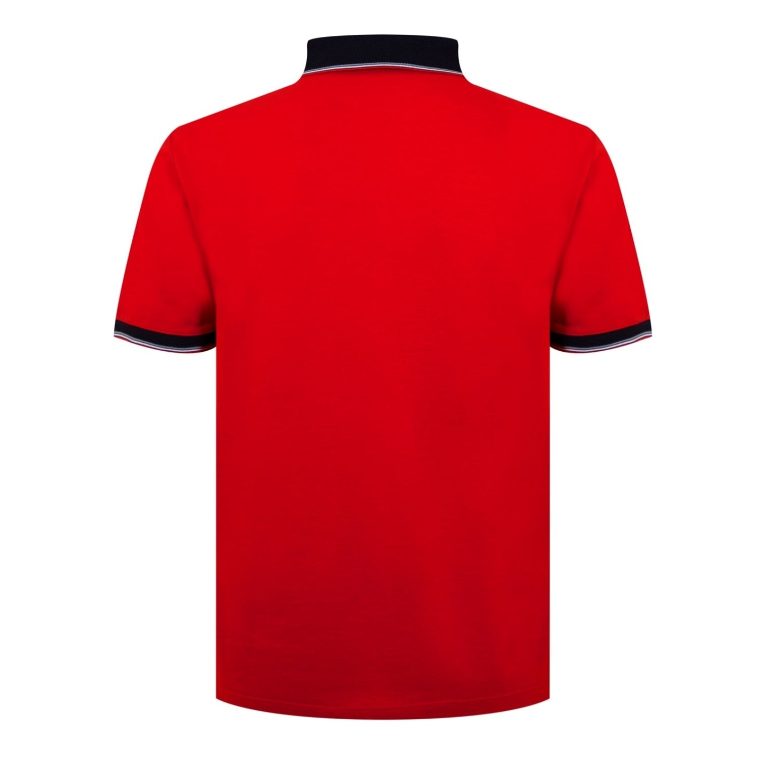 LUXURY HUB EMPORIO ARMANI DARK COLLAR POLO SHIRT