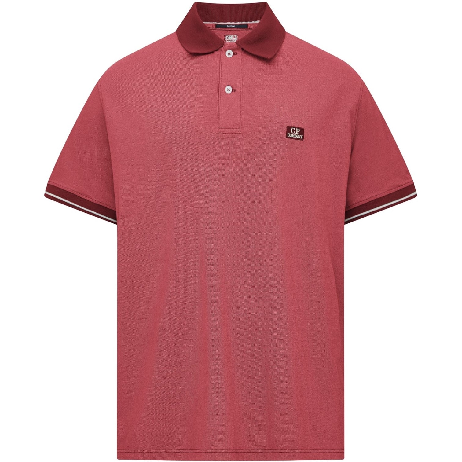 LUXURY HUB CP COMPANY TACTING SHORT SLEEVE POLO TOP