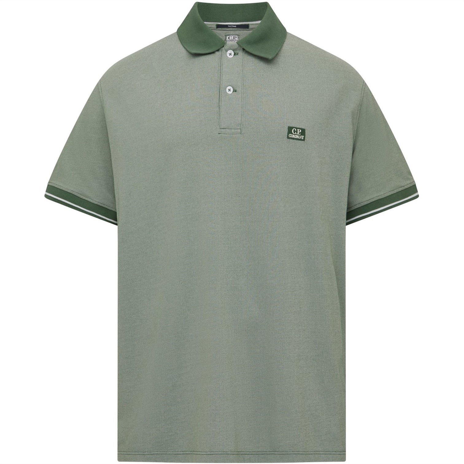 LUXURY HUB CP COMPANY TACTING SHORT SLEEVE POLO TOP