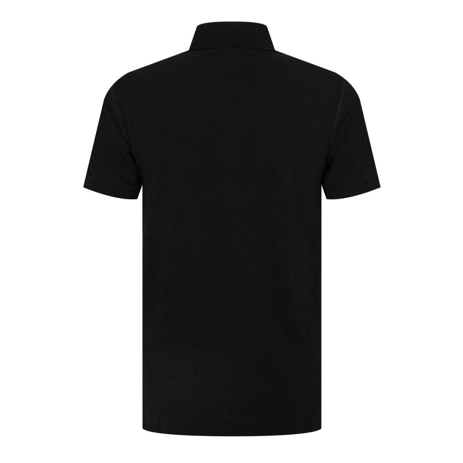 LUXURY HUB VALENTINO EMBROIDERED V EMBLEM POLO SHIRT