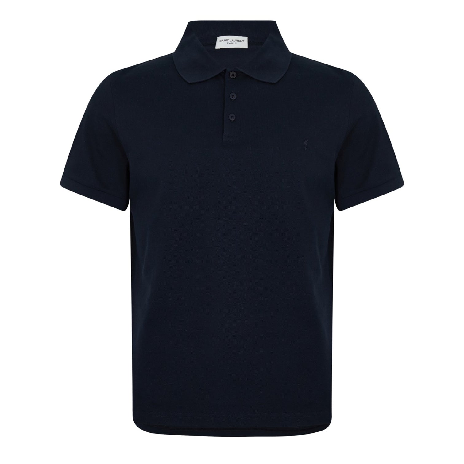 LUXURY HUB SAINT LAURENT CASSANDRE PIQUÉ POLO SHIRT