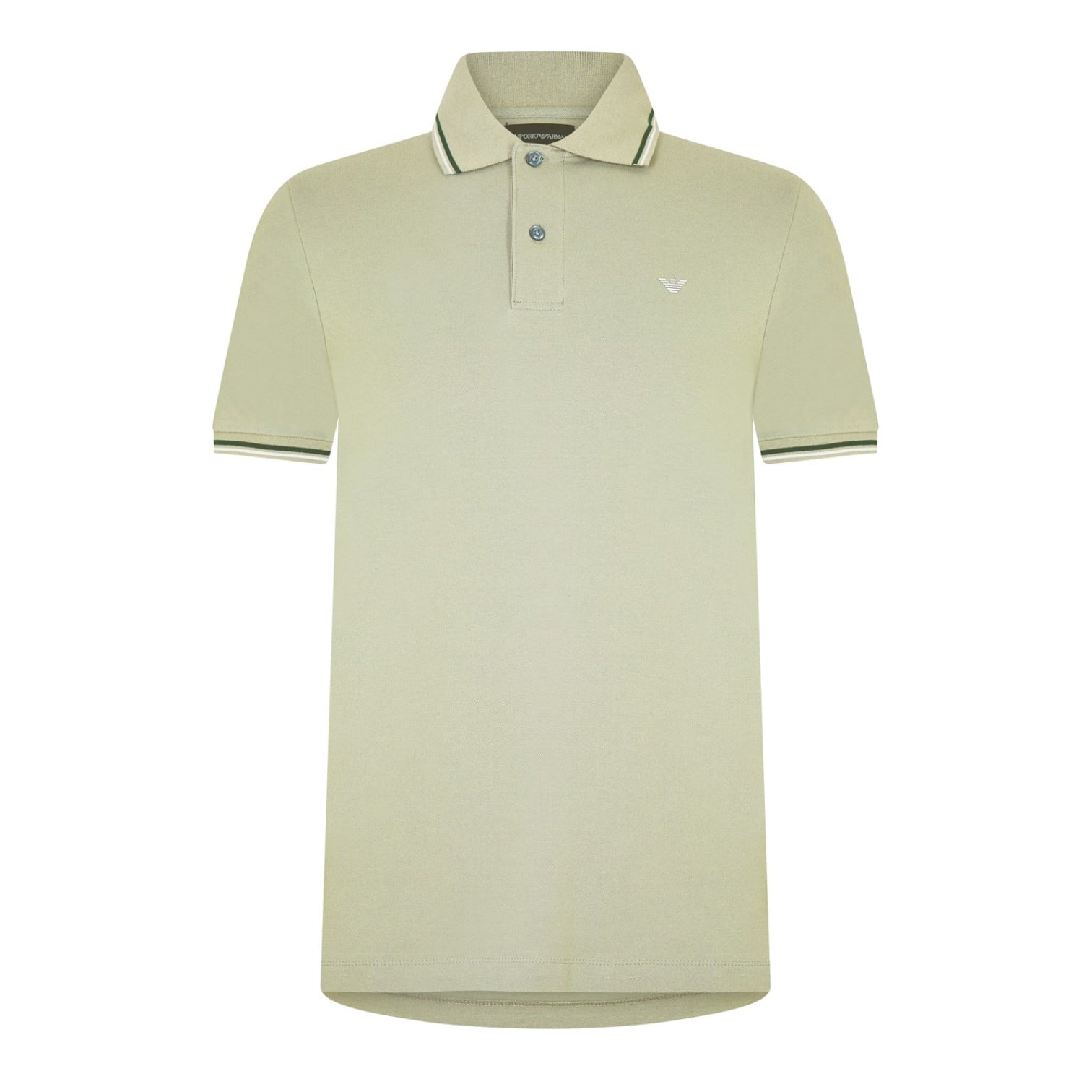 LUXURY HUB EMPORIO ARMANI REGULAR TIPPED POLO SHIRT