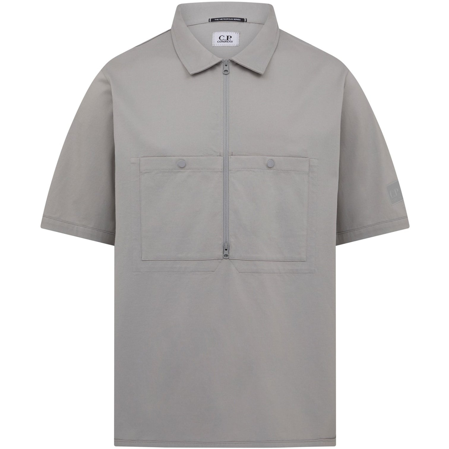 LUXURY HUB CP COMPANY METROPOLIS HALF-ZIP SHIRT