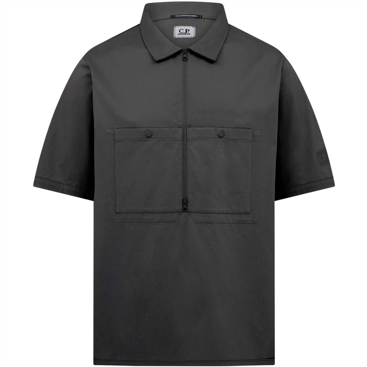 LUXURY HUB CP COMPANY METROPOLIS HALF-ZIP SHIRT