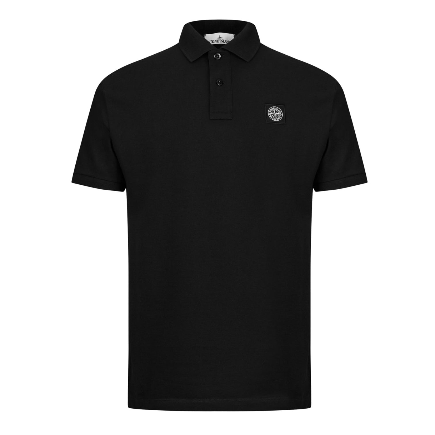 LUXURY HUB STONE ISLAND COMPASS LOGO POLO SHIRT