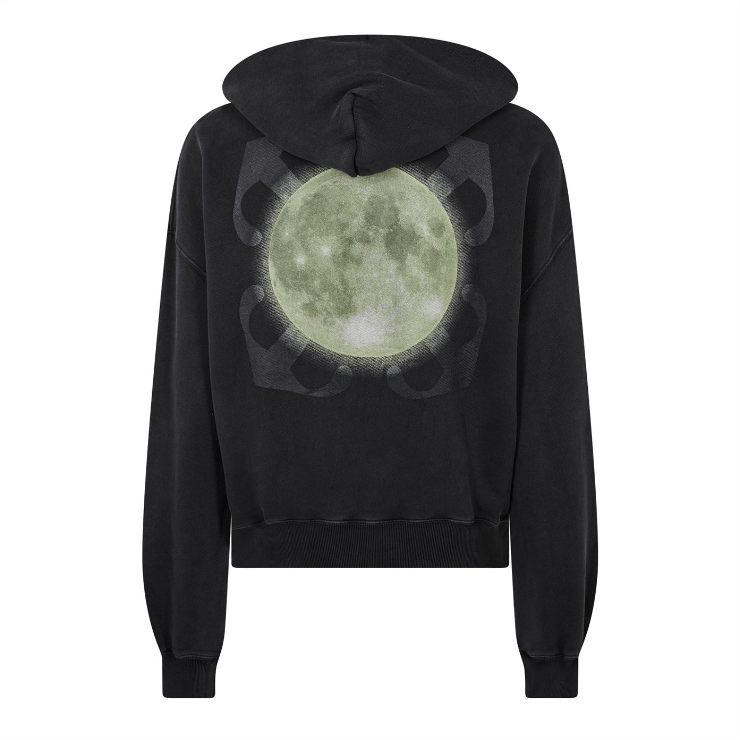 LUXURY HUB OFF WHITE SUPER MOON HOODIE