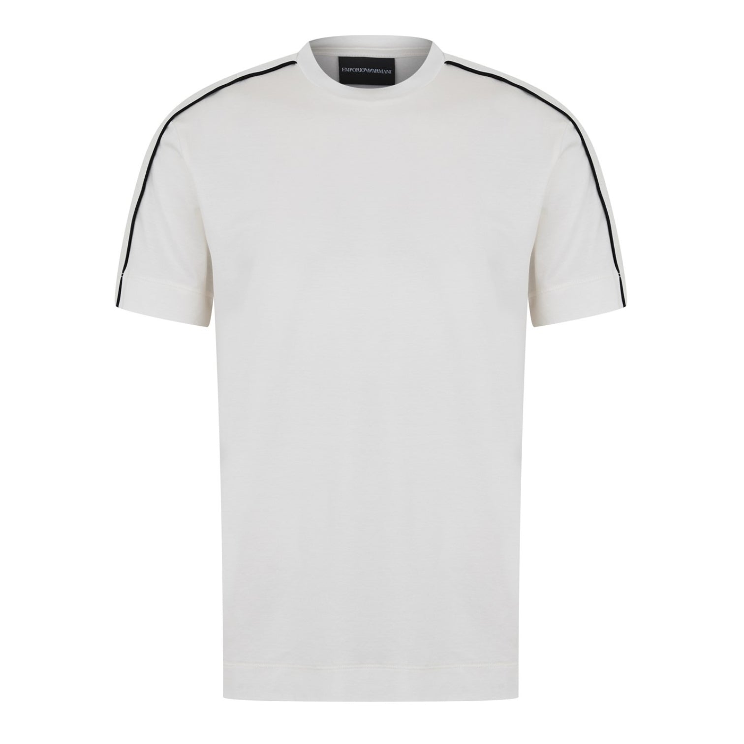 LUXURY HUB EMPORIO ARMANI LOGO TAPE TEE