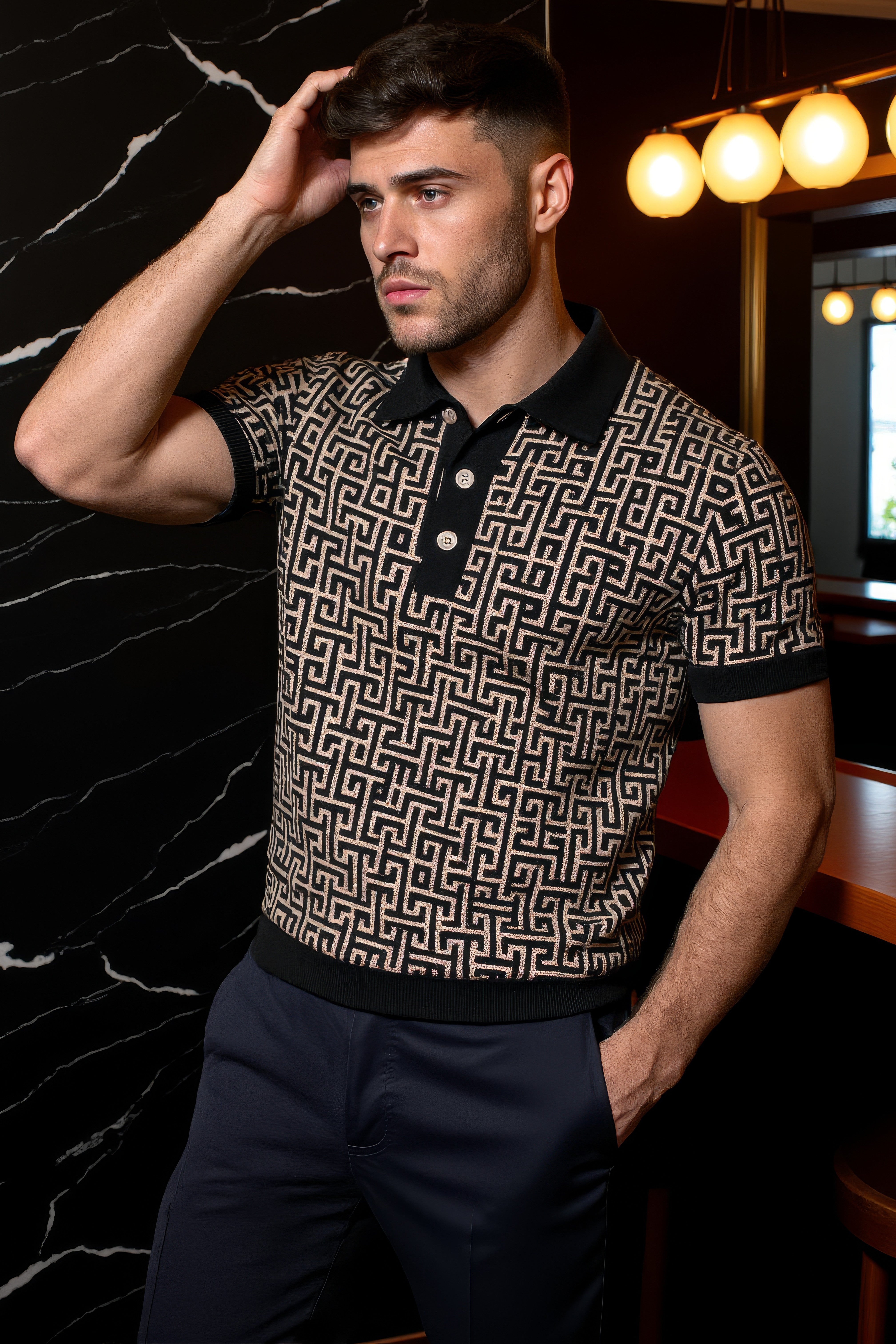 LUXURY HUB BALMAIN BALMAIN MONO POLO