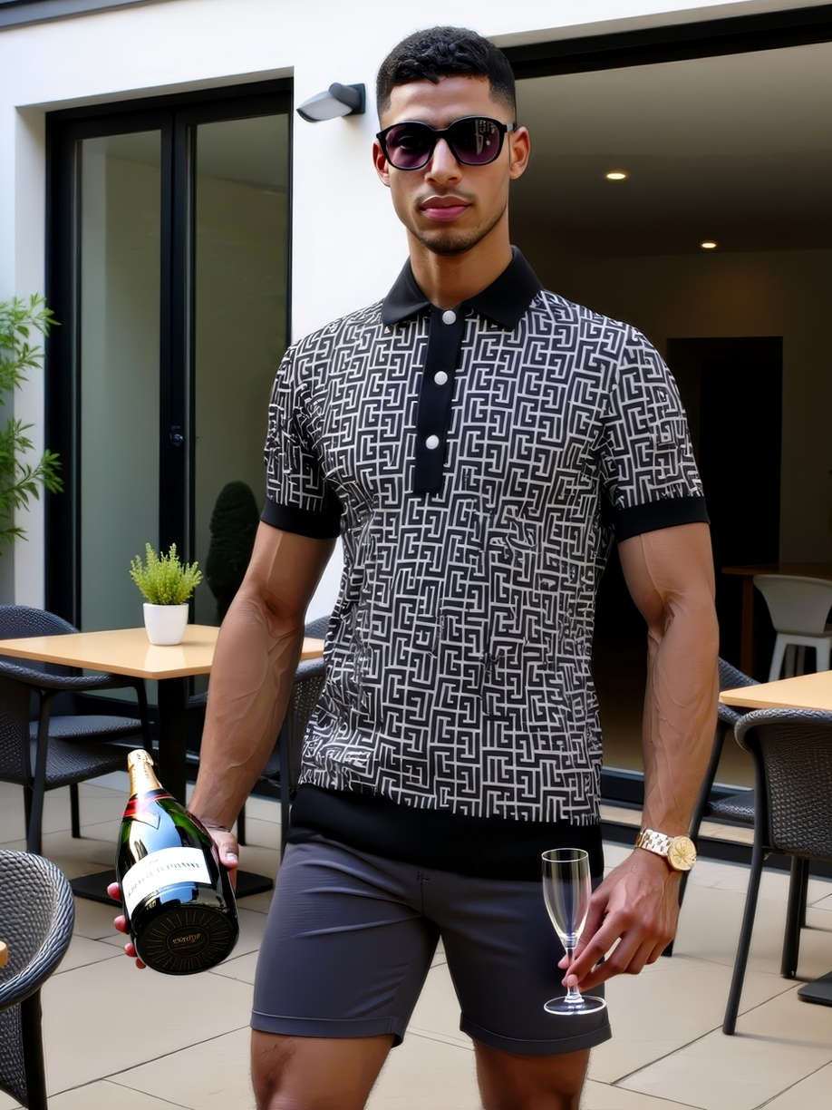 LUXURY HUB BALMAIN BALMAIN MONO POLO
