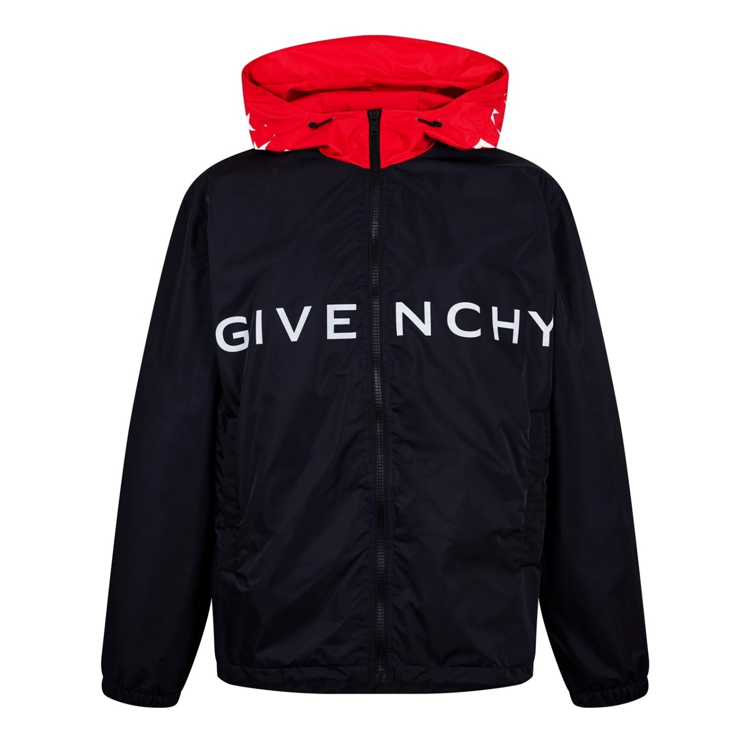 LUXURY HUB GIVENCHY STAR PRINT HOODED JACKET