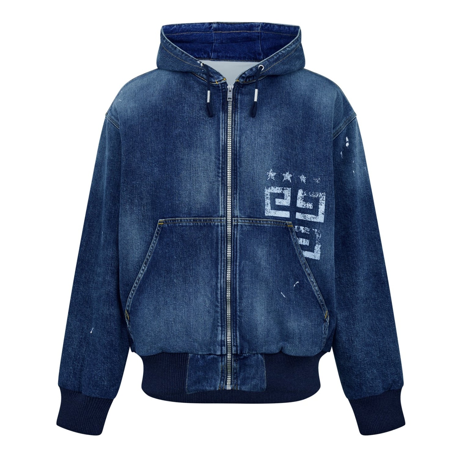 LUXURY HUB GIVENCHY GIV DENIM HOODIE