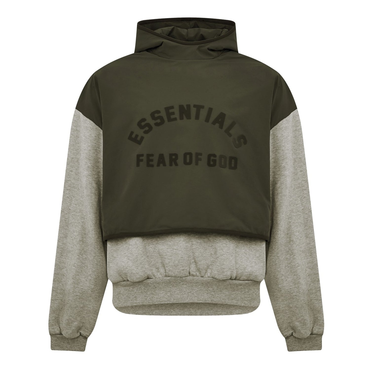 LUXURY HUB FEAR OF GOD ESSENTIALS FGE NYLON HD SWEATER