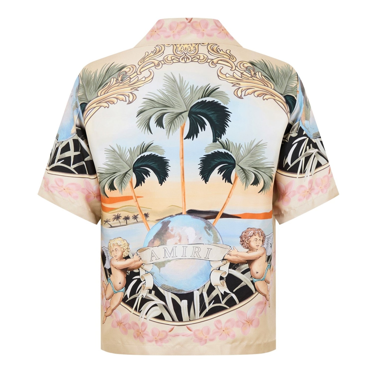 LUXURY HUB AMIRI CHERUB SILK SHIRT