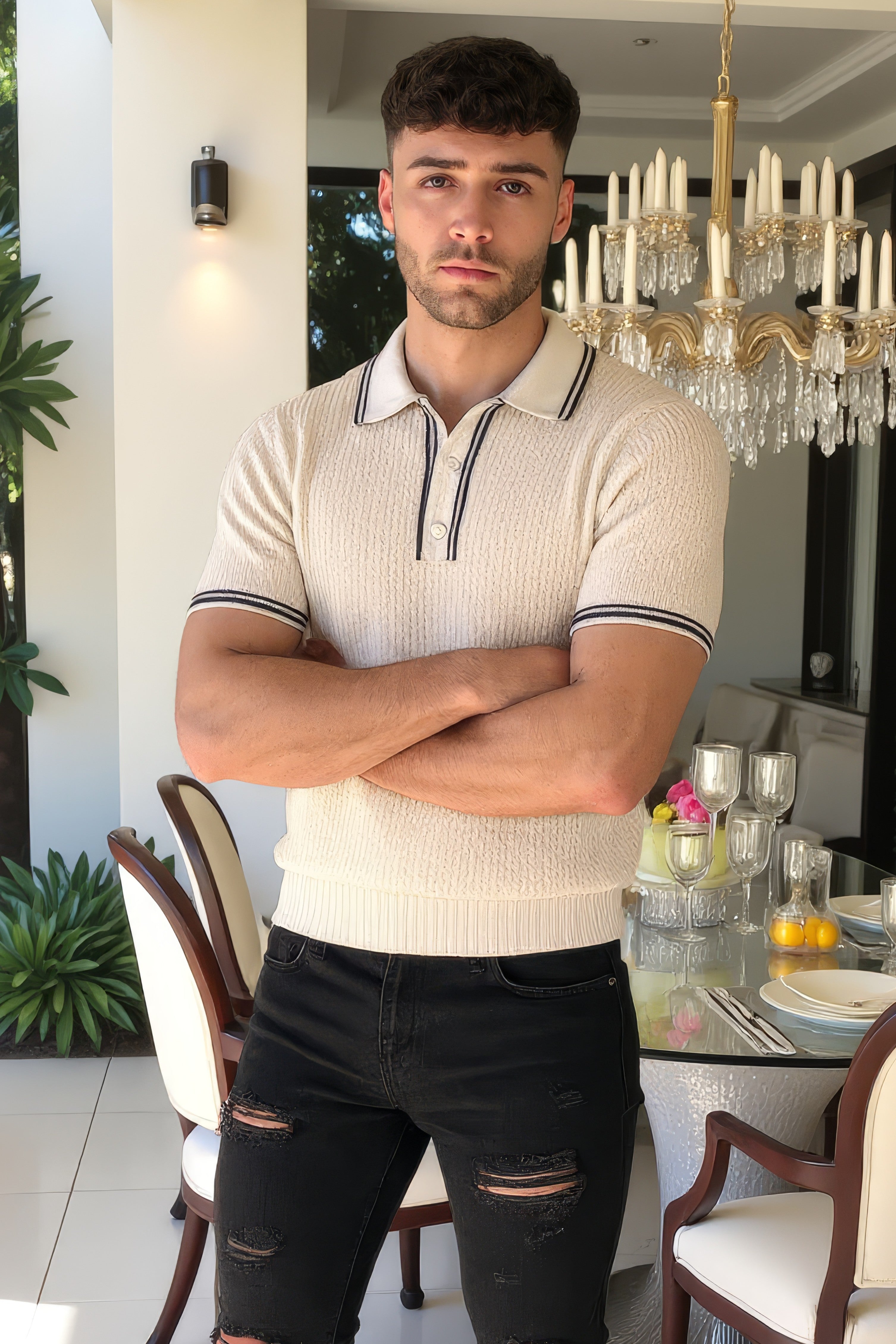 LUXURY HUB ALEXANDER MCQUEEN ALEX POLO SHIRT