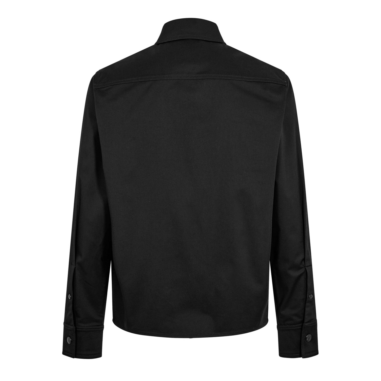 LUXURY HUB MONCLER MEN'S LOGO COTTON ZIP-UP MONCLER OVERSHIRT