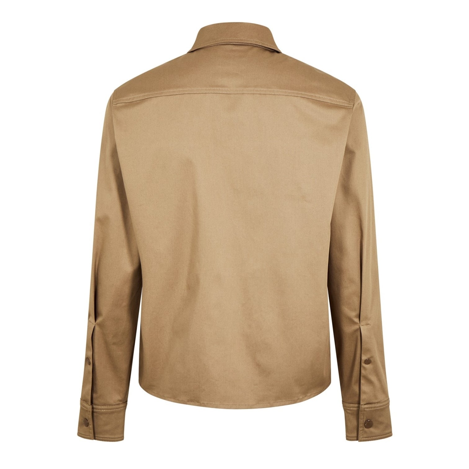 LUXURY HUB MONCLER MEN'S LOGO COTTON ZIP-UP MONCLER OVERSHIRT