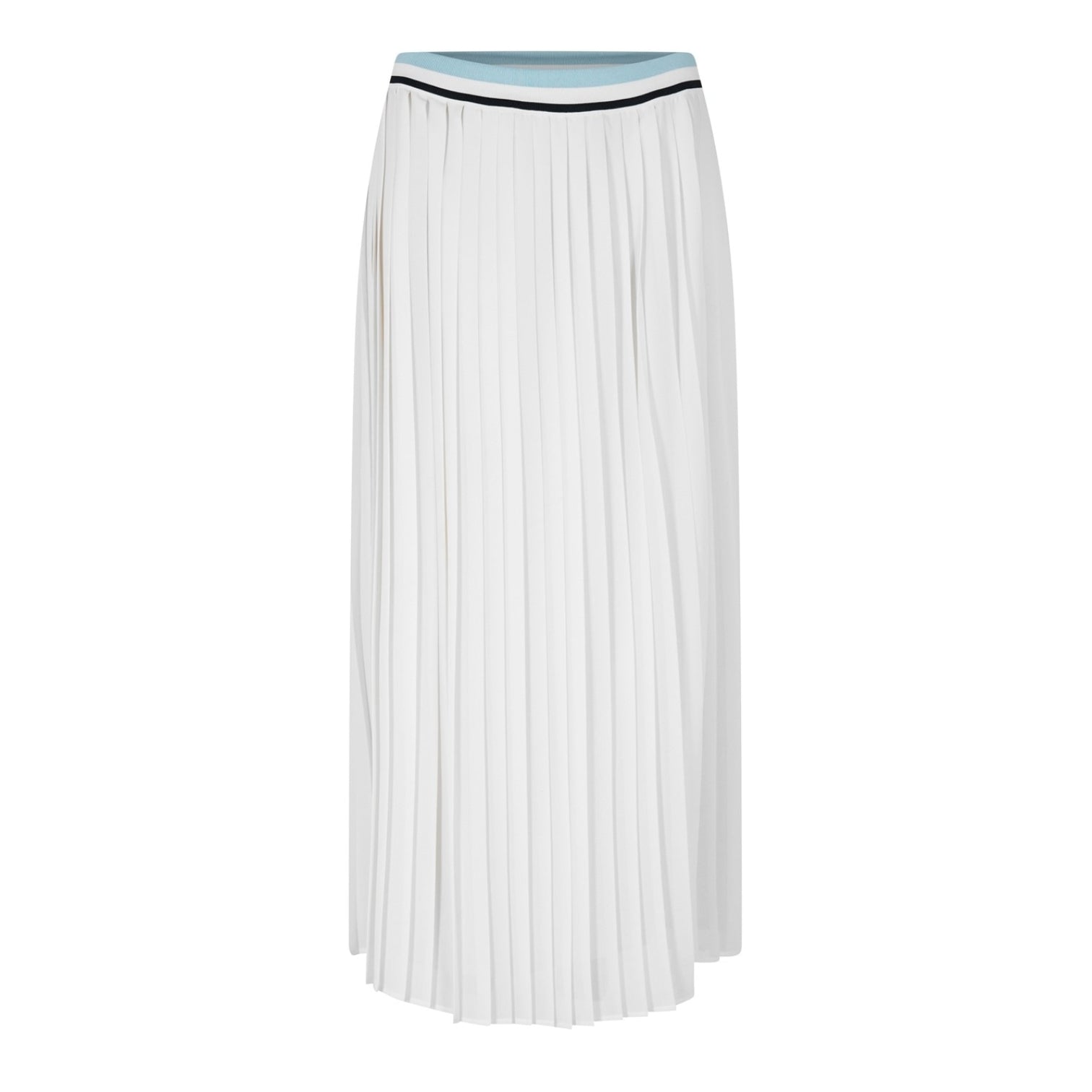 LUXURY HUB MONCLER PLEATED MIDI SKIRT