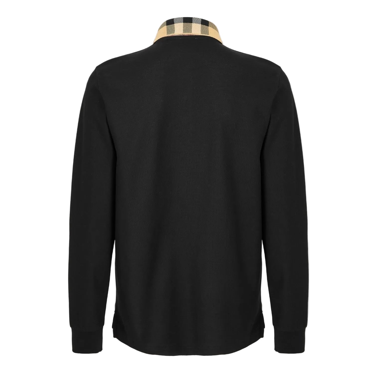 LUXURY HUB BURBERRY MEN'S LONG SLEEVE POLO SHIRT