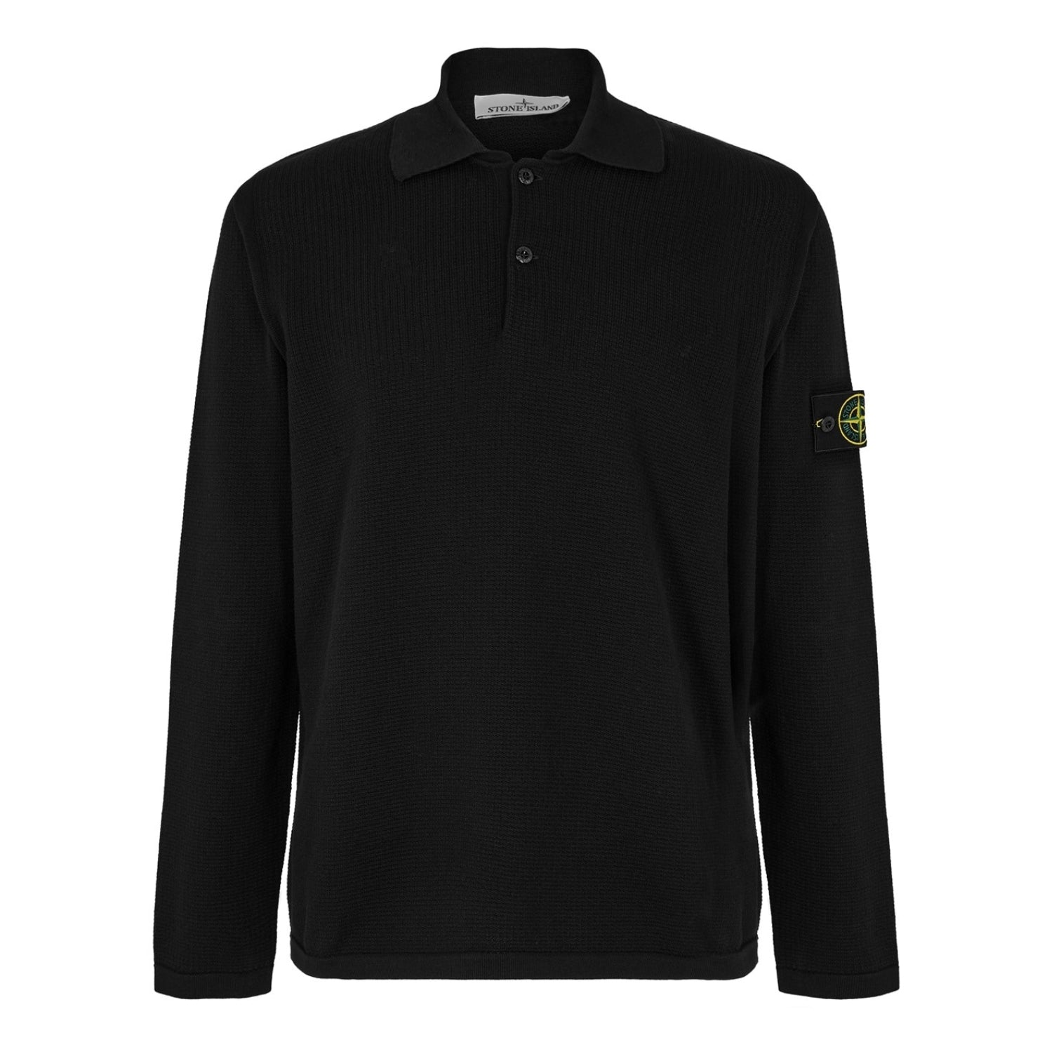 LUXURY HUB STONE ISLAND MENS KNIT POLO SHIRT