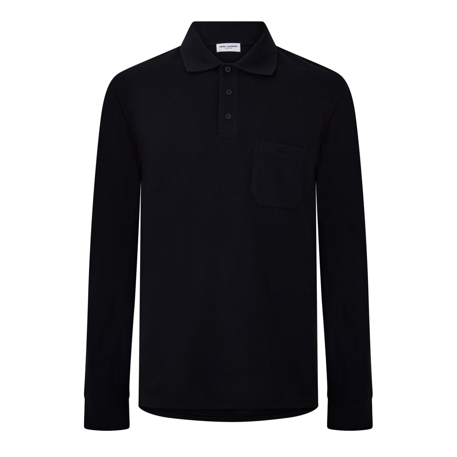 LUXURY HUB SAINT LAURENT SAINT LOGO LS POLO