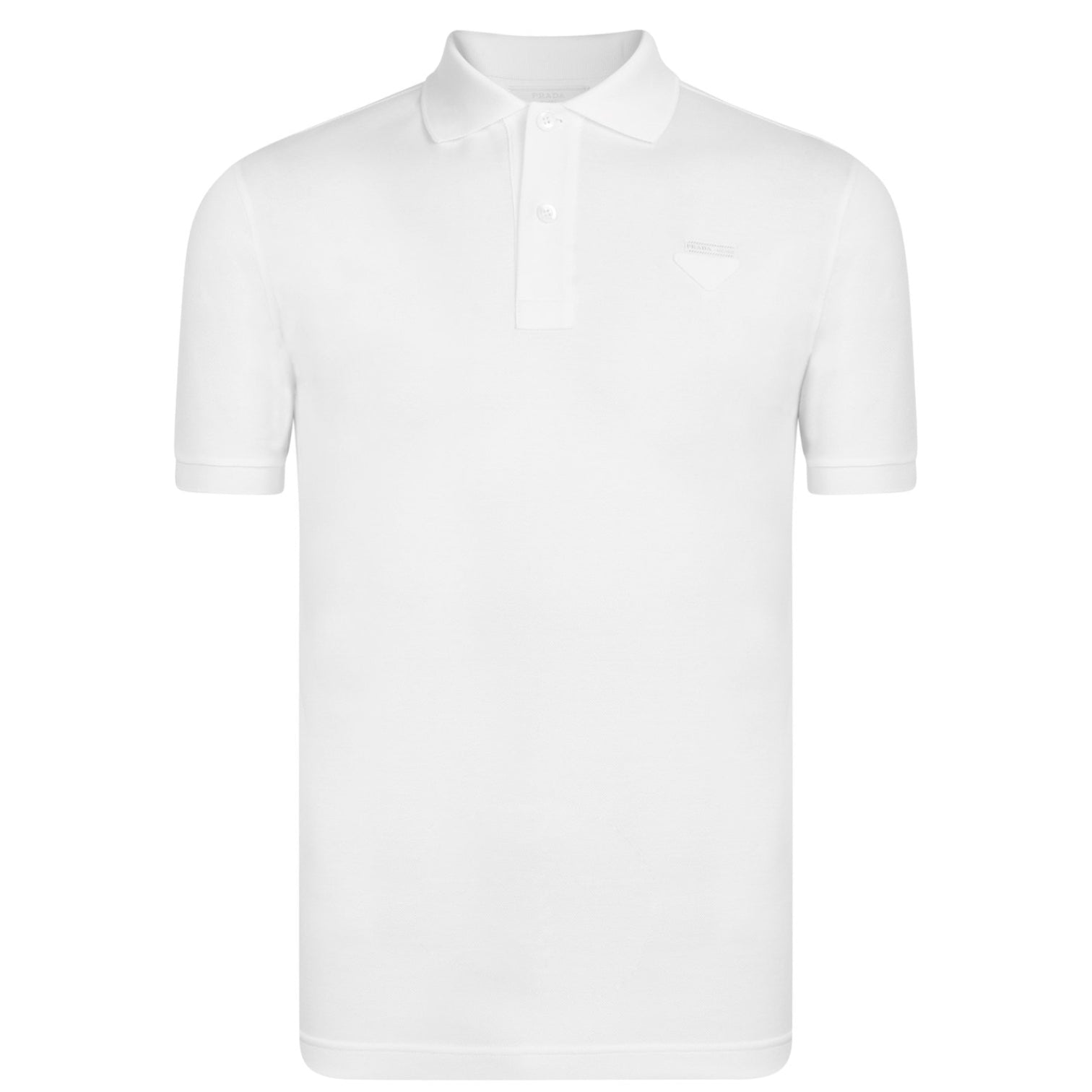 LUXURY HUB PRADA PIQUE POLO SHIRT